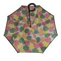 Parapluies inversés à double couche inversés pour voiture de 46 pouces, livraison gratuite parapluie personnalisé coupe-vent inversé pour voiture